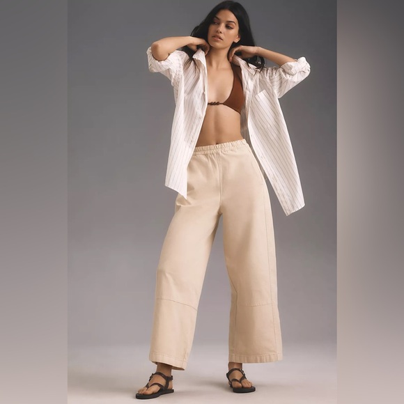 Anthropologie Izzie Relaxed Barrel Pants - Picture 3 of 8